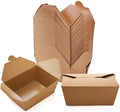 Factory Price Disposable Take Out Containers Salad Paper Box Custom  Microwave Safe Leak Grease Takeaway Kraft Lunch Food Box