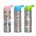 520ml Double Wall Insulated Custom Logo Printed Stainless Steel Vacuum Flask Thermos Water Bottle