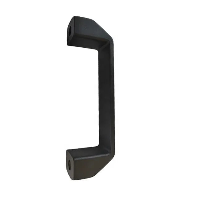 Best Price 90mm Aluminum Profile Door Cabinet Handle Black Nylon Rectangular Furniture Handles