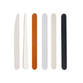 Professional Reusable Manicure Nail Filing Tools Customized LOGO Fingernail Files 100/180/240 Japanese colorful Wooden Nail File