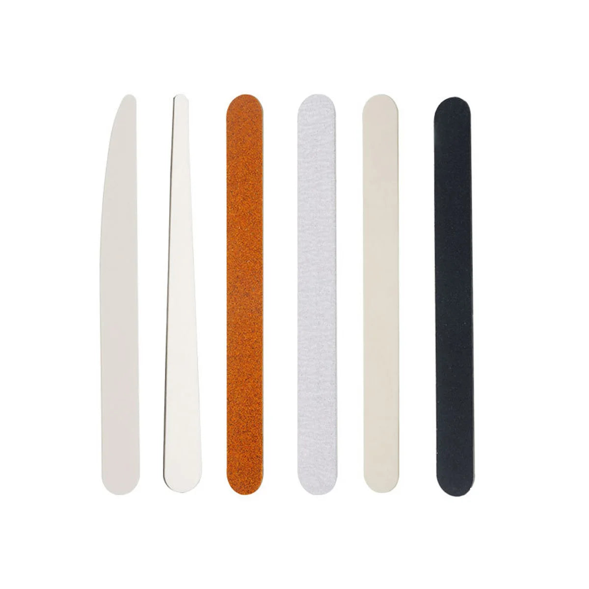 Professional Reusable Manicure Nail Filing Tools Customized LOGO Fingernail Files 100/180/240 Japanese colorful Wooden Nail File
