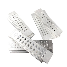 Promotional Various Jewelry Rectangular Pull Plate Tungsten Carbide Drawplates Round Holes Draw Plate Wire Drawplates Tool