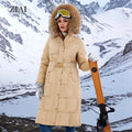 Down Jackets Women Thicken Clothes Overcoat Lace-up Women Winter Overcoat