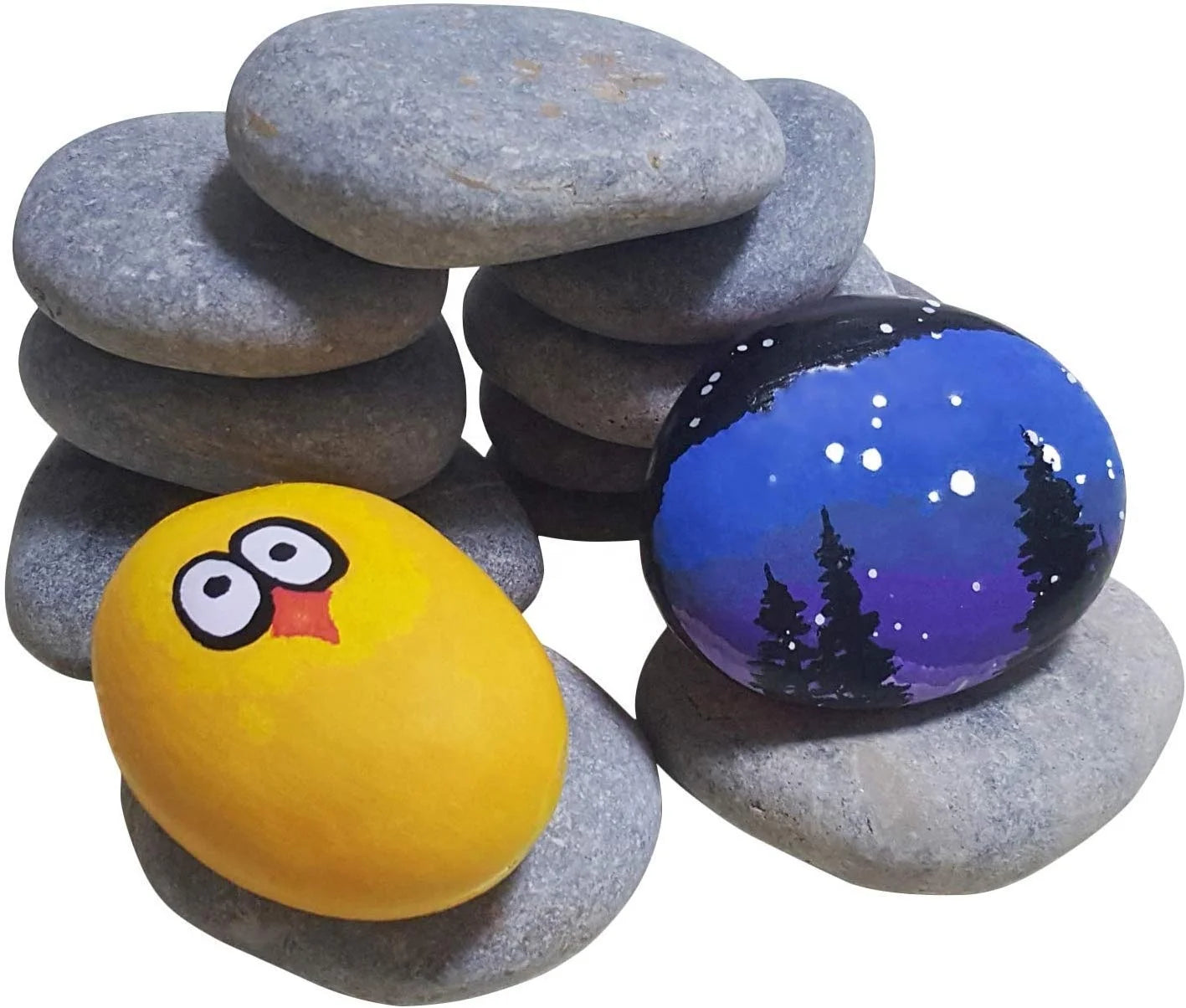 Popular Natural Rock Colored Pebbles From Factory Supplier for Children's DIY Painting Cobbles & Stones