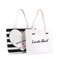 Wholesale One-Shoulder Cotton Training Course Bag Hand-held Zipper Bundle Pocket Custom Printed Logo Letter Pattern Canvas Bag