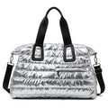 Nylon Leisure Sports Fitness Bag Wet and Dry Separation Waterproof Swimming Yoga Travel Duffel with Fashionable Zipper Closure