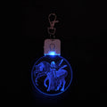 Unicorn Shape 7 Color Changeable RGB Led Keyring Light Small 3D Acrylic Lamps Gifts Keychain Led Light Acrylic