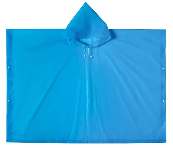 Lightweight Reusable Peva for Poncho Waterproof Raincoat for Men and Women Outdoor Climbing & Riding Rain Gear for Camping