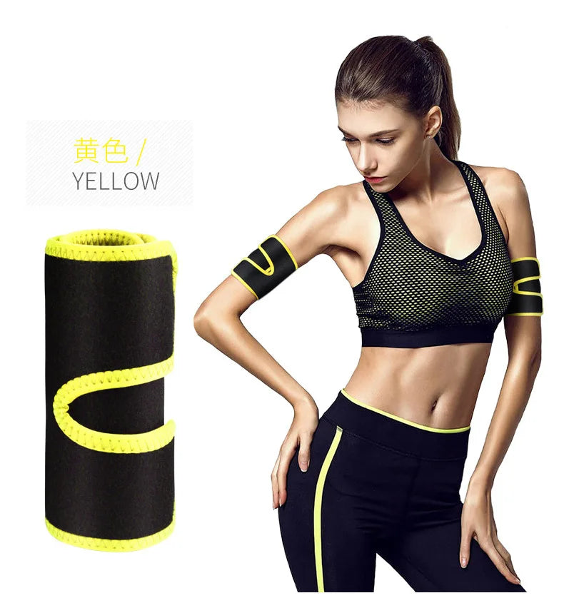 Sauna Sweat Bands Women Arm Slimmer Trainer Anti Cellulite Arm Shapers Weight Fat Reducer Loss Workout Body Shaper