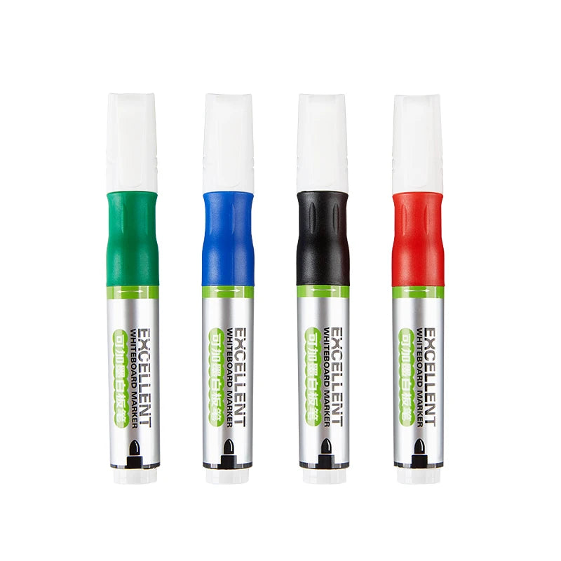 Top Selling 4 Colors Erasable Wet Erase Whiteboard  Refillable Marker