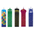 Felt Cloth Hanging Ramadan Countdown Calendar with Start Moon Castle Children's Gift Party Supplies