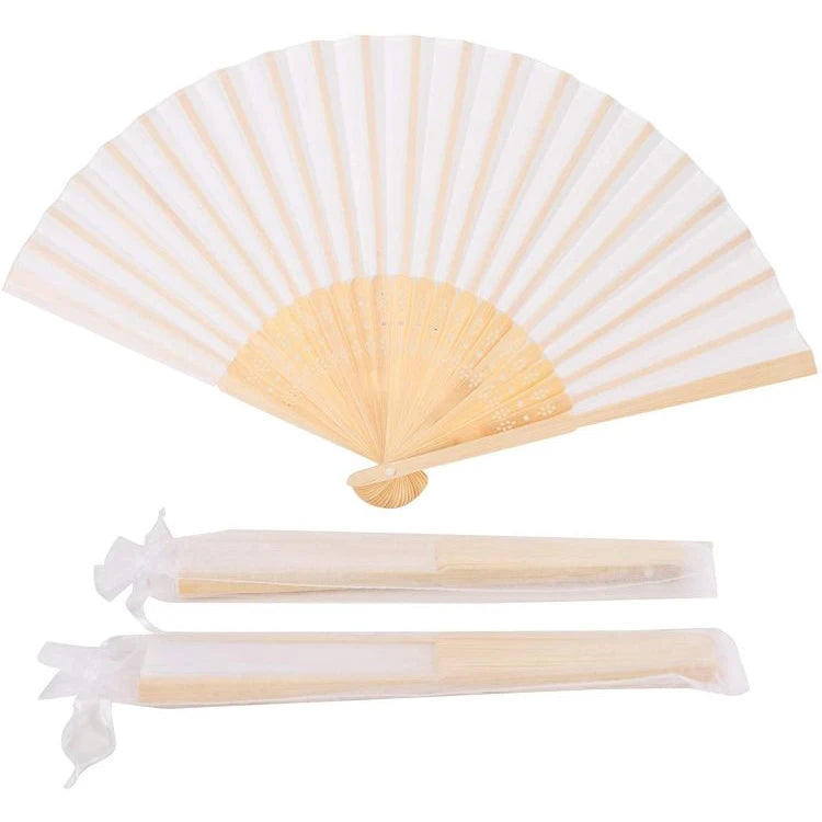Foldable Plastic Love Style Hand Fan for Weddings Strong Packing Customizable