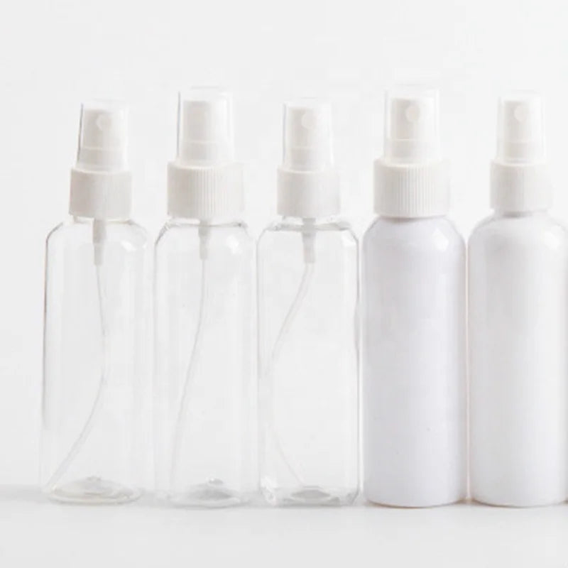 50ml 100ml 120ml 150ml Free Sample Custom White Frosted Plastic Pump Sprayer with Custom Logo for Skin Care Serum