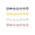 TaiLai Happy Birthday Cake Topper Acrylic Birthday Cupcake Topper Cake Pick Decorations for Party Cake Desserts Pastries.