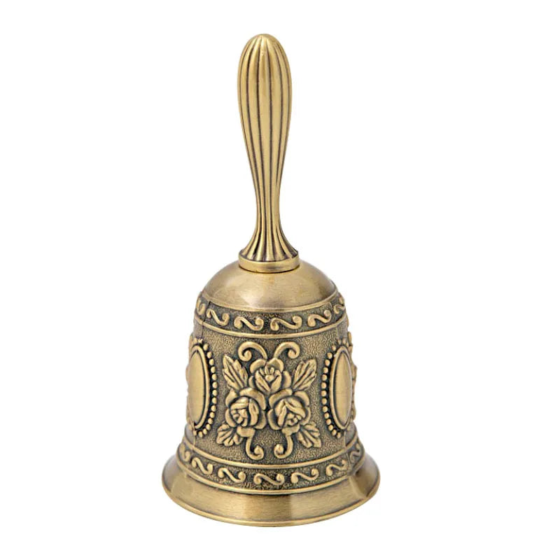 Zinc Alloy Bar and Restaurant Bar Vegetable Bell Table Bell Hand Bell Metal Handicrafts Home Furnishings