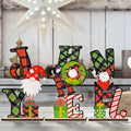 Factory Price Christmas Wooden Table Ornament Merry Christmas Decoration for Home Decor Xmas Gifts New Year's Decor 2022