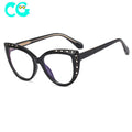 Cat Eye Frame Glasses Street Style Coloured Eye Glasses Clean Eyewear Oculos De Sol Feminino