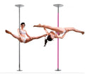 Professional pink Non slip Pole Dance Stripper Dance Pole for Home Use