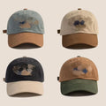 Custom Embroidery Logo 6 Panel Hat Two Tone Mix Color Parent-child Hat