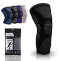 Nylon Wrestling Powerlifting Knee Brace Compression Running Volleyball Silicon Gel Knee Pad