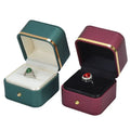 Zebo Jewelry Packaging Custom Necklace Ring Box PU Leather Jewelry Boxes for Jewelry Packaging
