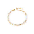 2023 Stainless Steel Diamond Bracelet Men and Women's Full Diamond Zircon Jewelry Fashion Charm Bracelets