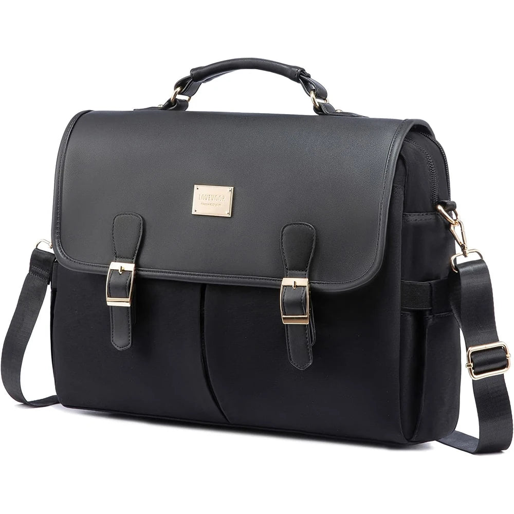 LOVEVOOK Wholesale Large Canvas Computer Work Bags Ladies Bag Large Shoulder Bags Women Hand Bags 15.6in Laptop Handbags