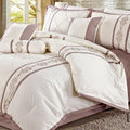 OEKO BSCI ISO Eco-Friendly Luxury Queen-Size Wedding Comforter Set Microfiber Polyester All-Season Lace Bedding Home Use Duvet