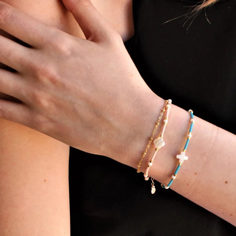 Customized Small Beads Bracelet Bohemia 18K Gold Miyuki Beaded Bohemian Bracelet Women