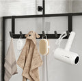 Door Coat Clothes Shower Water Resistant Kitchen Decorative Row Hanging Hook Board Hat Coat Hanger