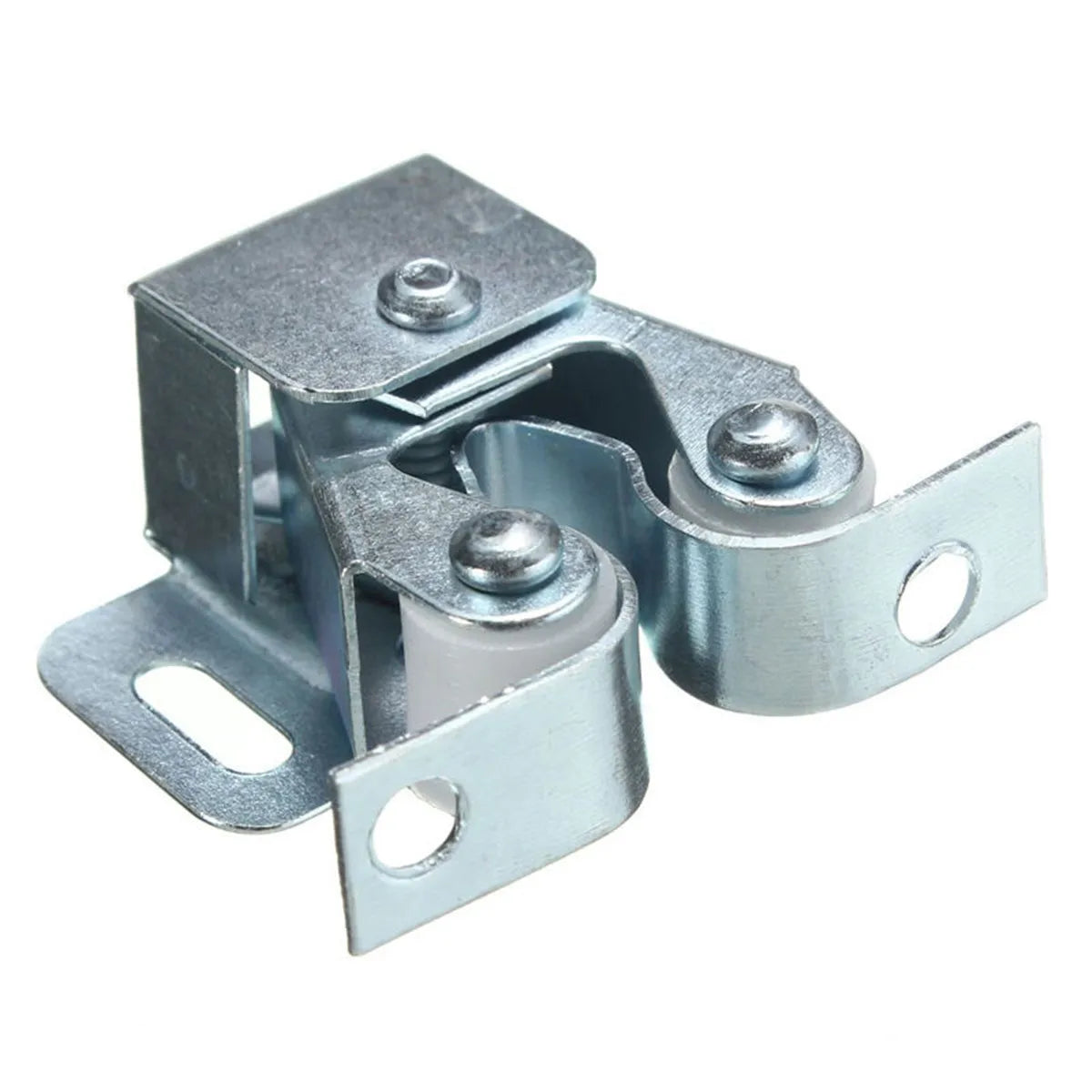 Double Ball Roller Catches Home Furniture Cupboard Cabinet Door Latch Hardware Copper