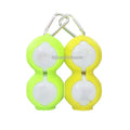 Factory Golf Ball Holder Silicone 2 Balls Protective Carrier With Buckle Portable Double Case Cover Training Sports Accessories