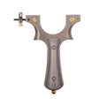 CNC Wire Cutting TC21 Free Fast Compression Titanium Alloy Slingshot Flat Leather Outdoor Shooting Shooting Hunting