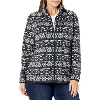 Fitspi Women's Classic Fit Long Sleeve Full Zip Polar Soft Fleece Jacket Hoodie Wholesale With Durable Design