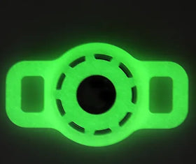 Waterproof Glow in the Dark Silicone Anti Lost Air Tag Holder for Dog Pet Collar