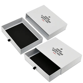 Custom Logo Magnetic Gift Photo Frame Rigid Cardboard Drawer Packaging Boxes Matt Lamination UV Coating Embossing Eco-Friendly