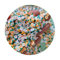White Yellow Daisy Flower Slices Polymer Clay Sprinkles for Toys Decoration DIY Crafts Filler Accessories