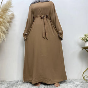 Ramadan Ramzan Fashionable Printed Elegant Hijab Women One Piece Abaya New Model Muslim Wholesale