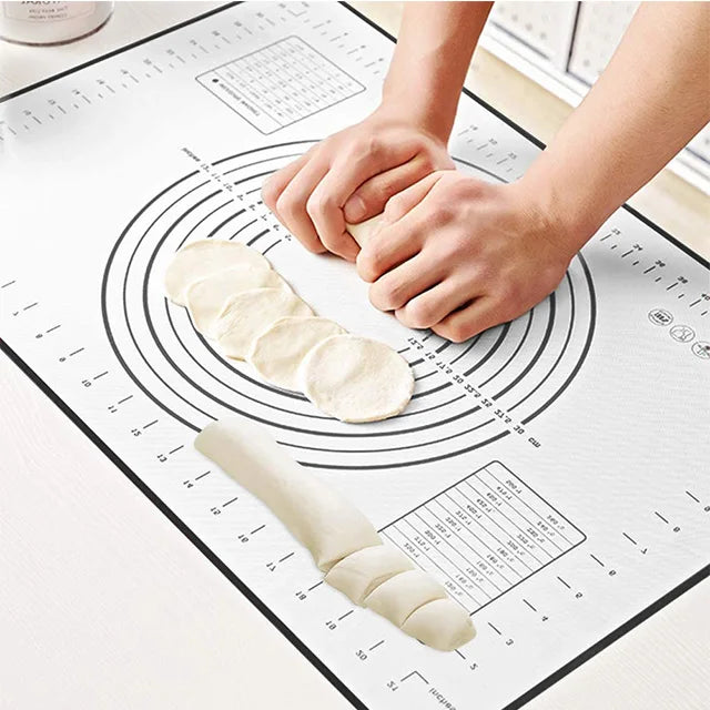 Wholesale Durable  Baking Dough  Baking Silicone Pastry Rolling  Mat Silicone Mat for Dough 65x45