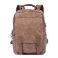 College School Leather Backpack Business PU Laptop Bags Backpack with USB for Men