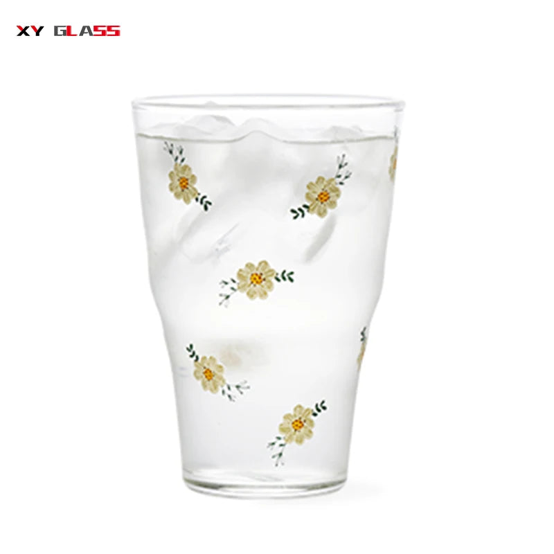 Wide Mouth Custom Decal Acceptable Frozen Glass Juice Beverage Coffee Cup