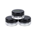 5ml 10ml 15ml 25ml Cosmetic Container Portable Concentrate Jar Eye Cream Plastic Jar With Plastic Lid Dark Glass Cosmetic Jars