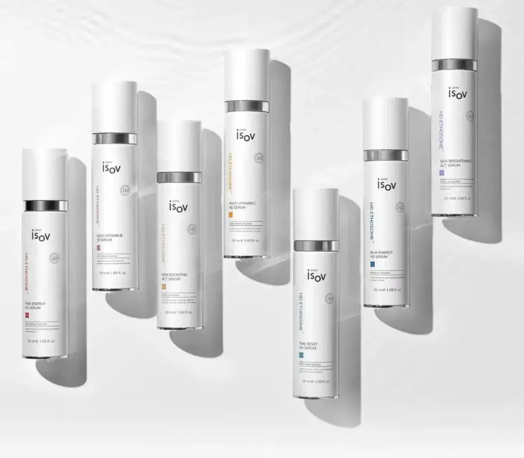 ISOV Highly Active Molecular Booster Essence Series Multi-Vitamin B C Skin Boosting Brightening HD ETHOSOME Serum
