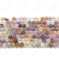 New 6mm Natural Faceted Hand-cut Round Stone Auralite 23 Beads for Jewelry Making