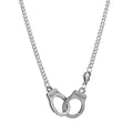 Creative Handcuffs Stainless Steel Necklace Fashionable Men's and Women's Trendy Ins Hip-hop Inspired Men's Pendant