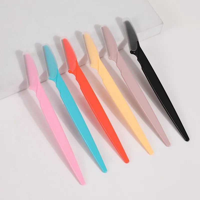14.5cm Simple Eyebrow razor Trimming Knife with sharp Blade Eyebrow Scraping Knife Beauty Makeup Tool
