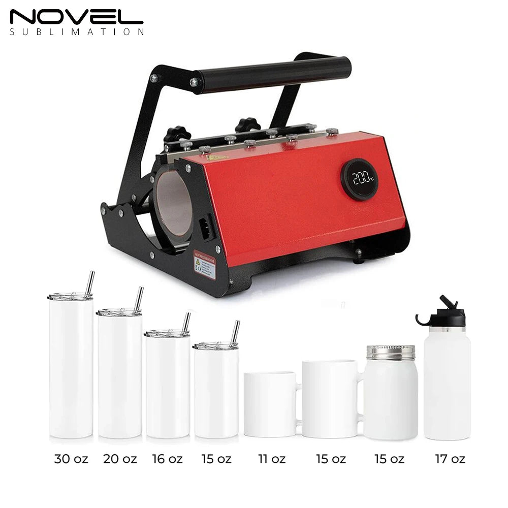 Factory Price Transfer 11-15 oz 16-25oz 30oz Straight Skinny Tumblers Heat Press 30oz Sublimation Mug Heat Press Machine