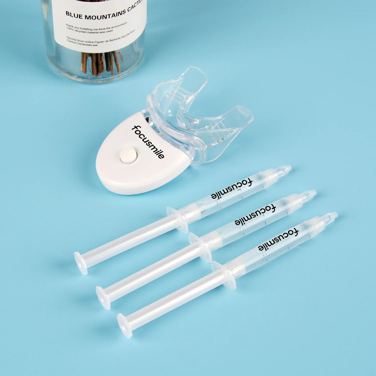 Hot Selling Dental Tooth Whitening Bleaching 3 Gels Syringe Led Teeth Whitening Kit