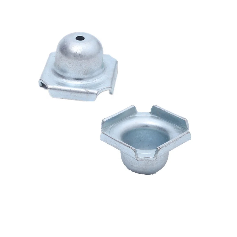 Custom Accepted Metal Pallet Feet Sheet Metal Stamping Zinc Plating Mild Steel Carbon Steel Stillage Feet