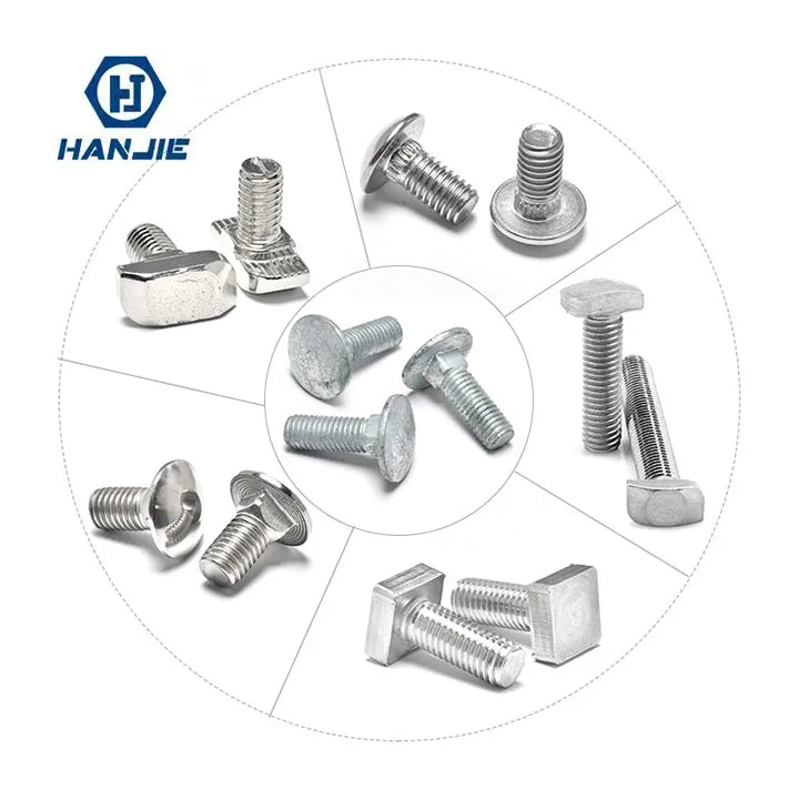 SS304 18-8 A2 DIN603 Coach Bolt  Mushroom Head Carriage Bolt